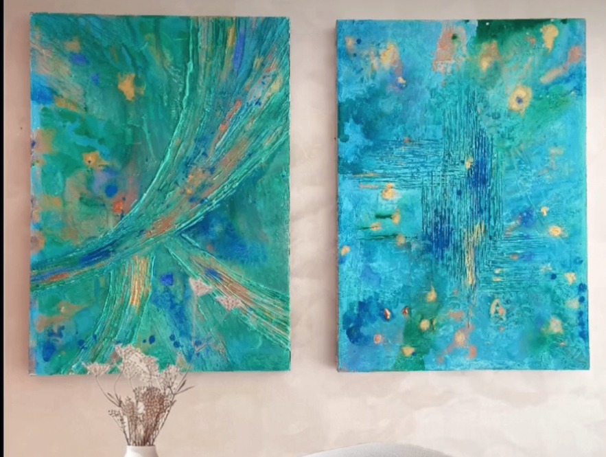 Mystic Tide — peinture originale de The Euphoric Palette, en situation