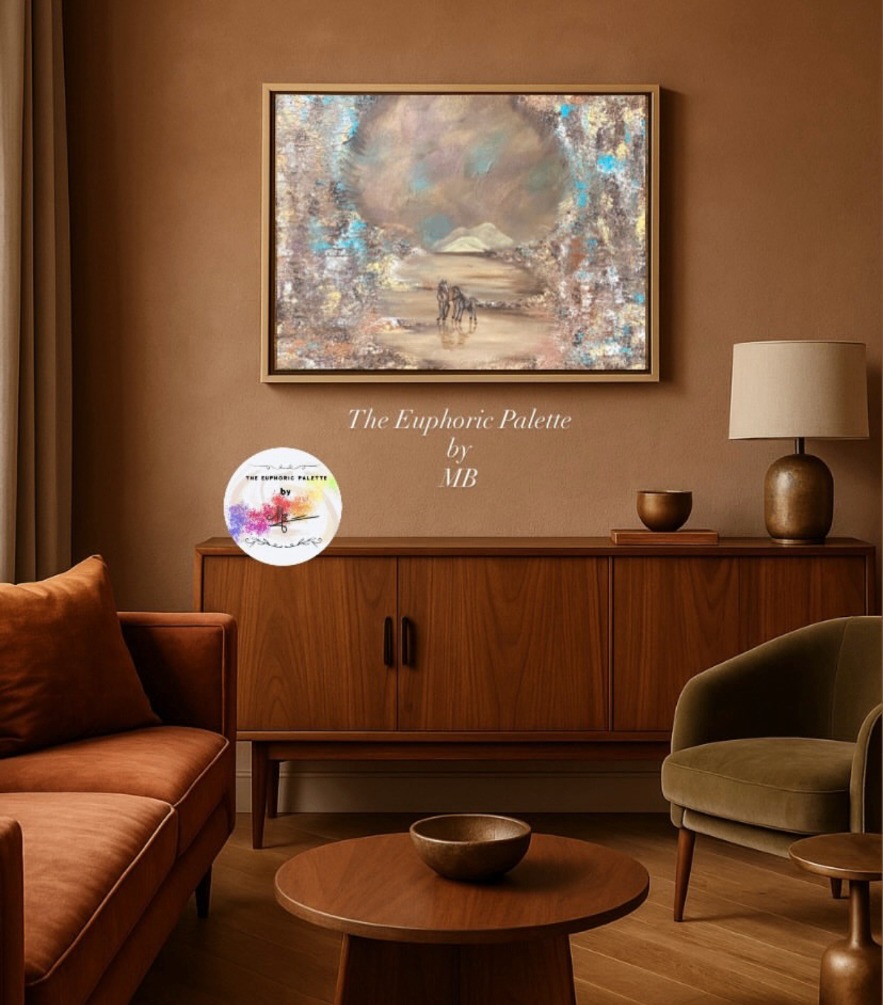 Chevaux de Lumière — peinture de The Euphoric Palette